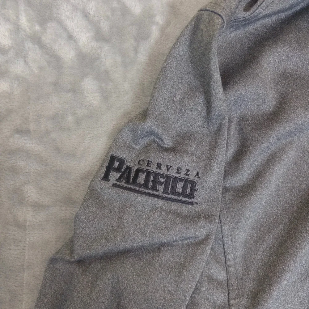 The North Face Quarter Zip Pullover Womens XL Gray Pacifico Beer Active Fleece
